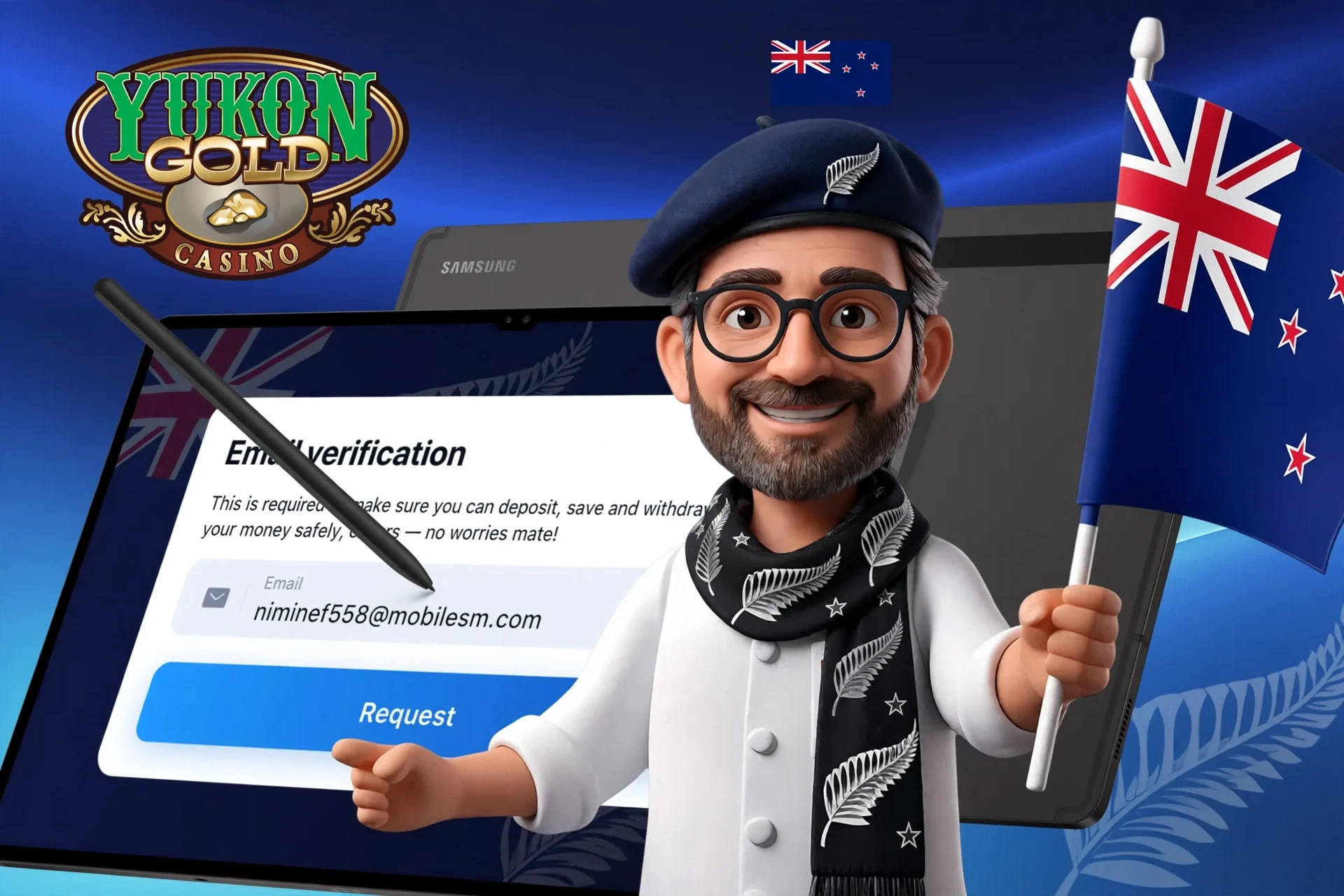 Details of the identity verification procedure on the Yukon Gold Casino platform